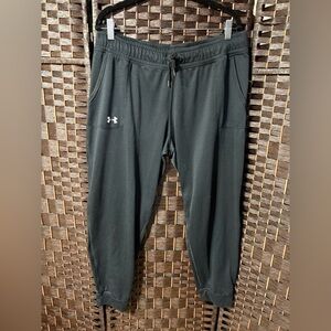 Under Armour Women’s Black Joggers Size Large | Athletic Sweatpants Tapered Leg